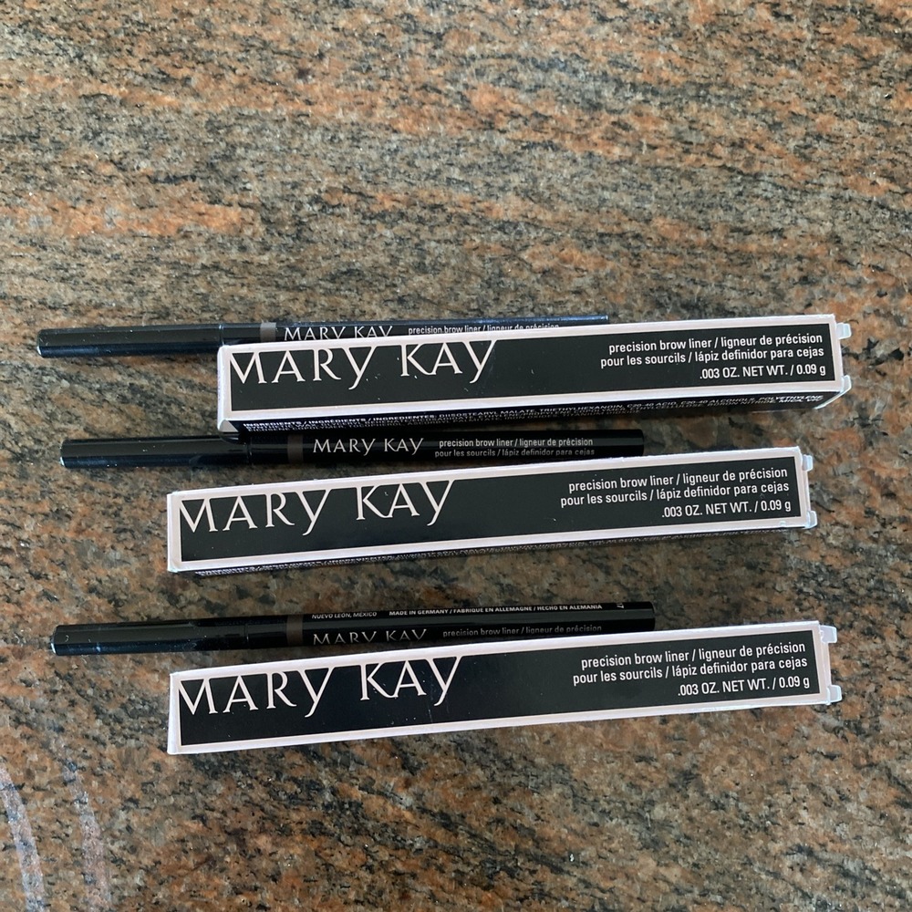 Lot Of 3 Mary Kay Precision Brow Liner Brunette 127613 Discontinued New In Box